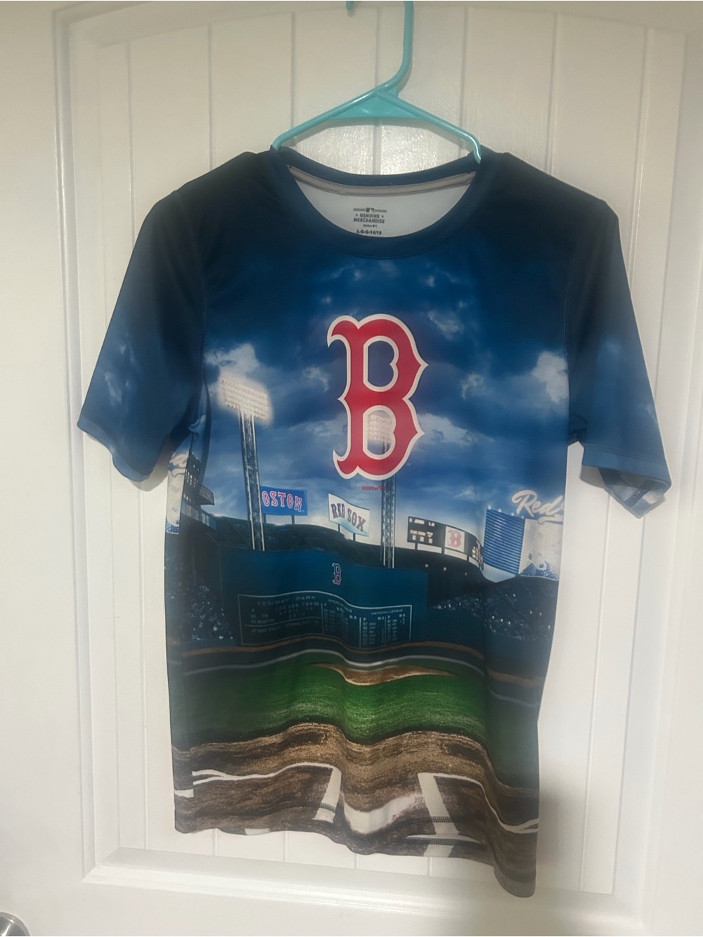 Genuine Merchandise Fenway Park Navy & Red Graphic Tee